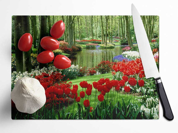 Tulip River Glass Chopping Board