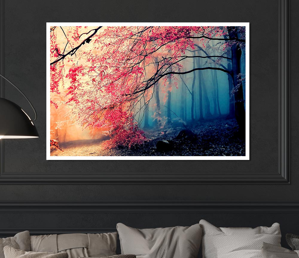Jungle Forest In Japan Print Poster Wall Art