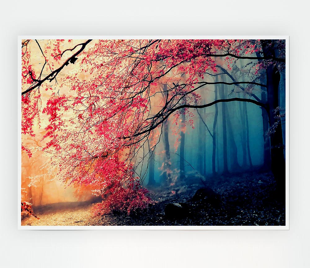 Jungle Forest In Japan Print Poster Wall Art
