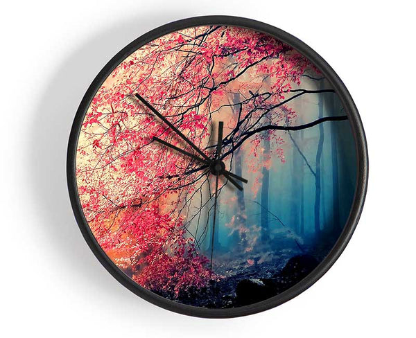 Jungle Forest In Japan Clock - Wallart-Direct UK