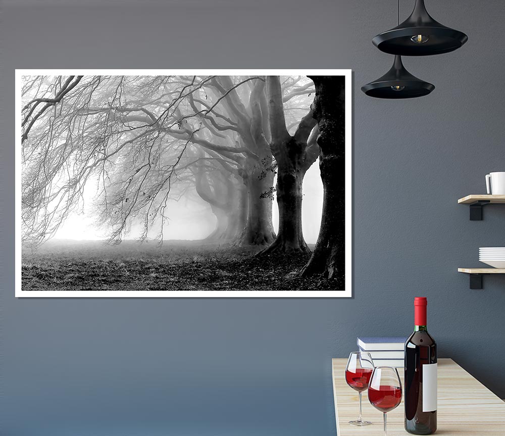 Heavy Branches Print Poster Wall Art