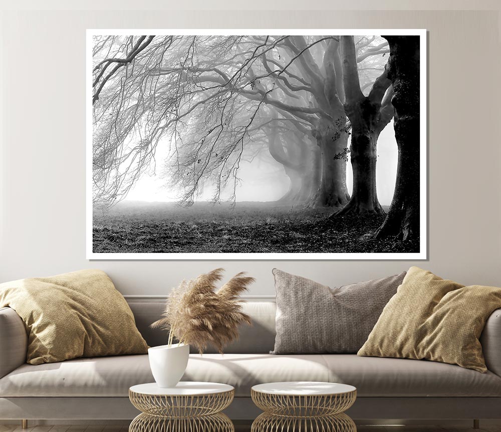 Heavy Branches Print Poster Wall Art