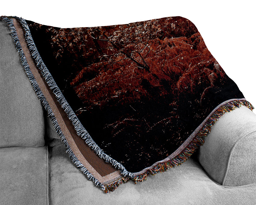 Autumn Forest Woven Blanket