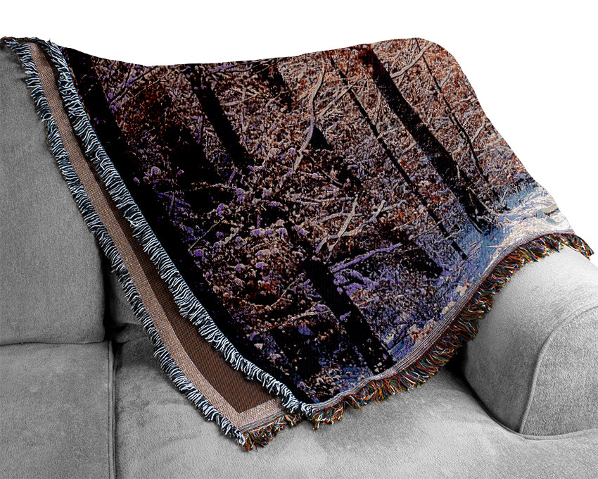 Winter Sun Blaze Woven Blanket