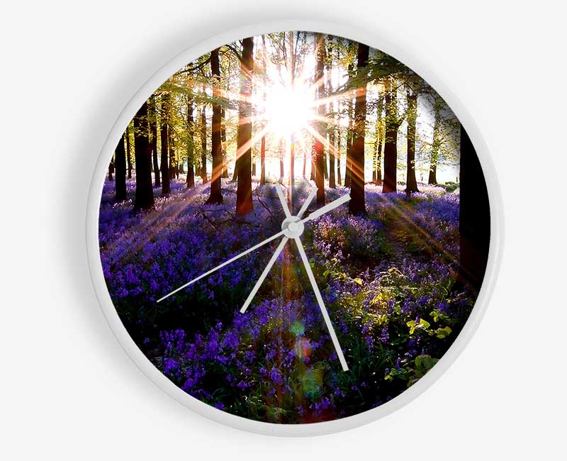 Forest Sun God Clock - Wallart-Direct UK