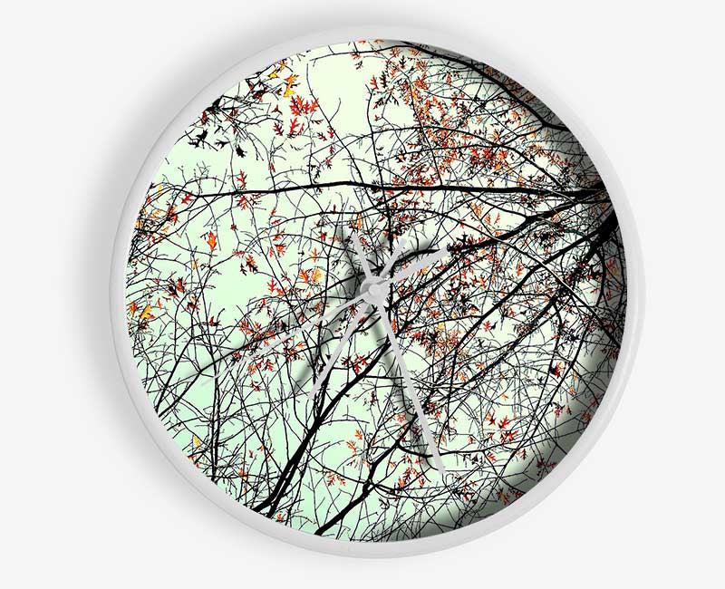 Trees In The Sky Clock - Wallart-Direct UK