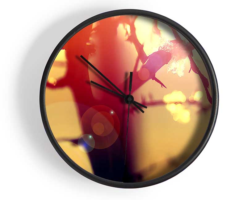 Winter Sunlight Clock - Wallart-Direct UK