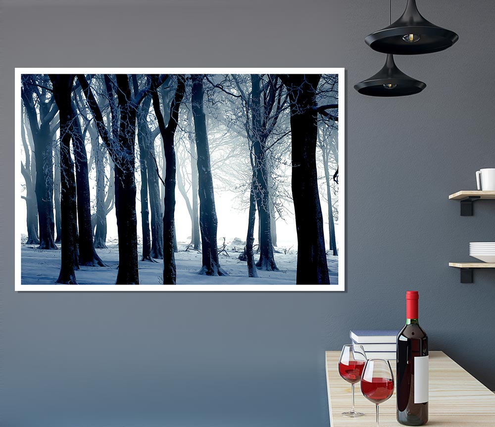 Cold Day Print Poster Wall Art
