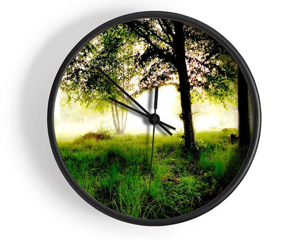 Morning Fog Clock - Wallart-Direct UK