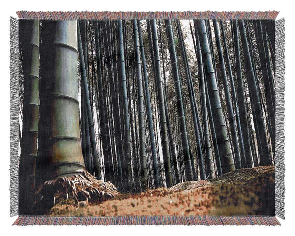 Huge Bamboo Forest Woven Blanket