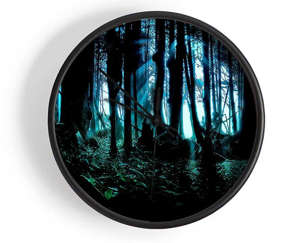 Mysterious Forest Clock - Wallart-Direct UK