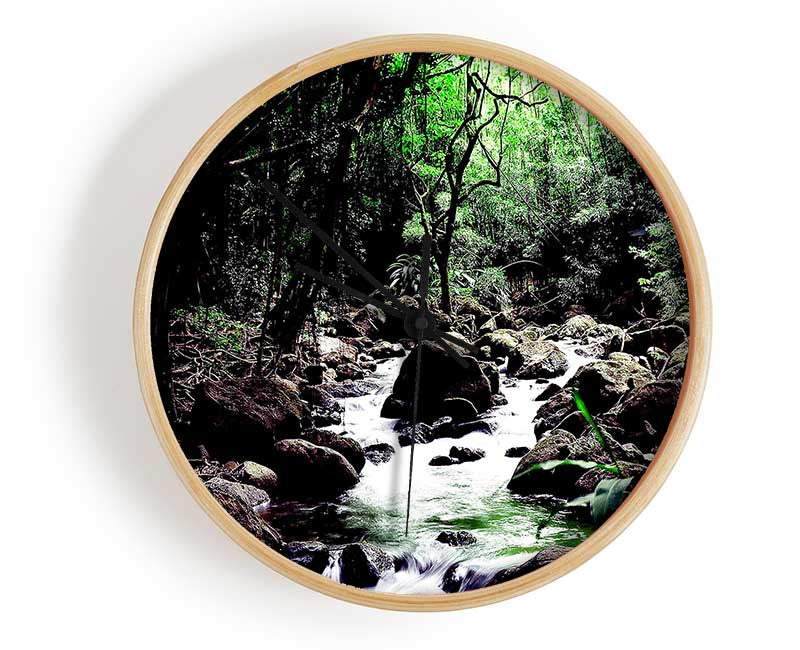 Rainforest Creek Clock - Wallart-Direct UK