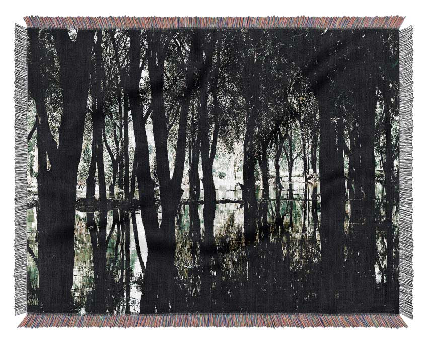 Swamp Forest Woven Blanket