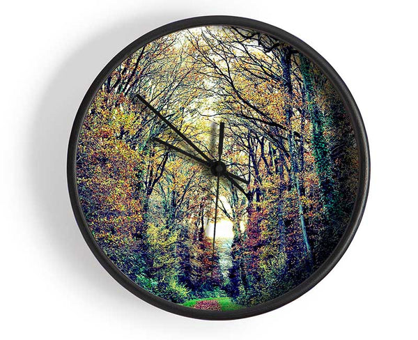 Just Trees Clock - Wallart-Direct UK