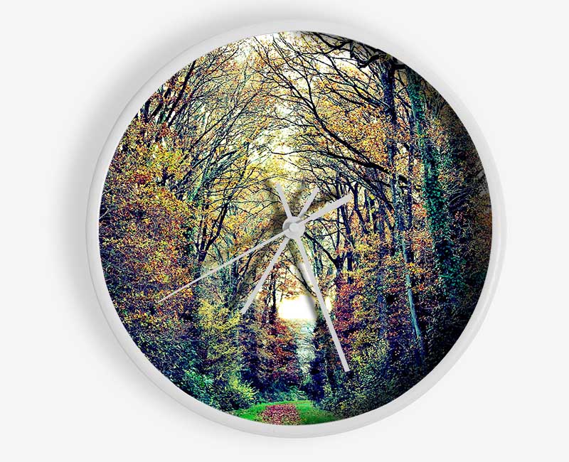 Just Trees Clock - Wallart-Direct UK