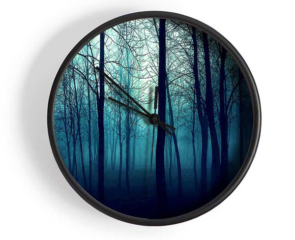 Dark Forest Clock - Wallart-Direct UK