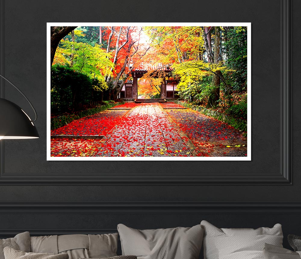 Autumn In Japan Print Poster Wall Art