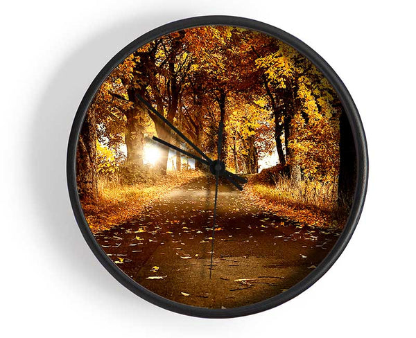 Autumn Breeze Clock - Wallart-Direct UK