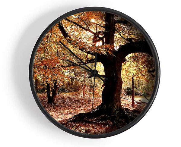 In The Depths Of The Old Forest Clock - Wallart-Direct UK