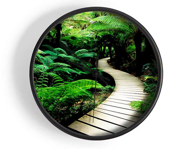 Rainforest Walk Clock - Wallart-Direct UK