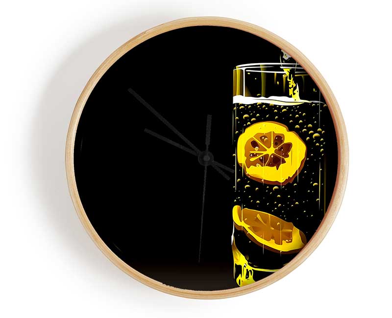Water With Lemon Clock - Wallart-Direct UK