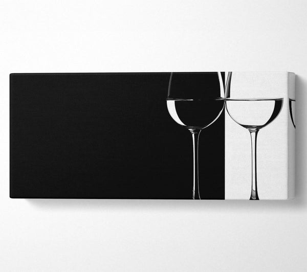Schwarz-Weiß-Brille
