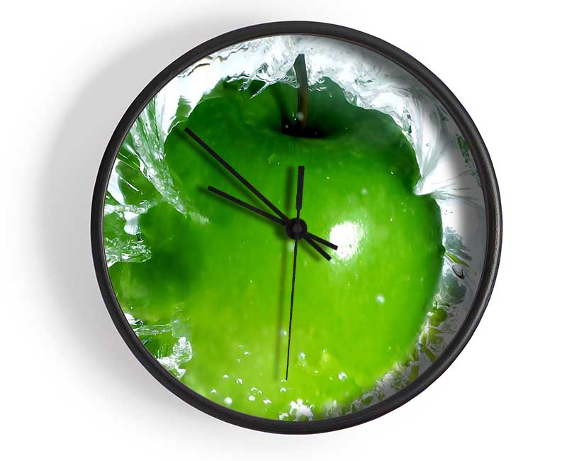 Apple Water Splash Clock - Wallart-Direct UK