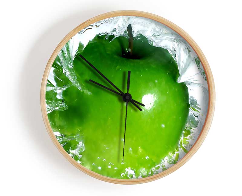 Apple Water Splash Clock - Wallart-Direct UK