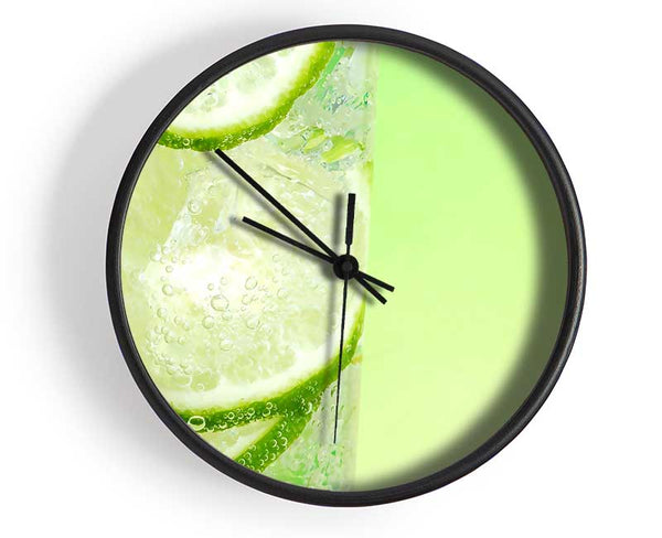 Fresh Lemonade With Lime Clock - Wallart-Direct UK