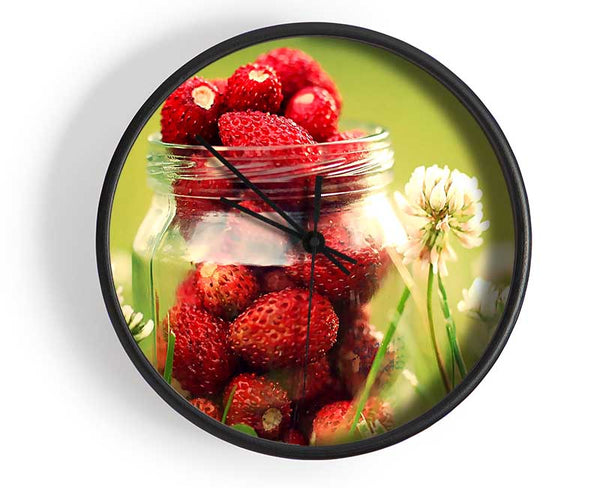 Strawberry Jar Clock - Wallart-Direct UK