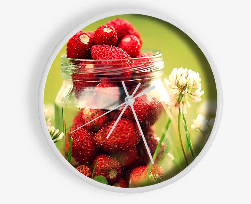 Strawberry Jar Clock - Wallart-Direct UK