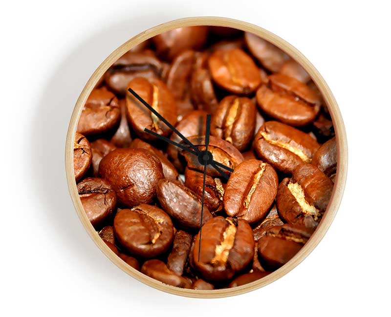 Roasted Coffee Beans Clock - Wallart-Direct UK