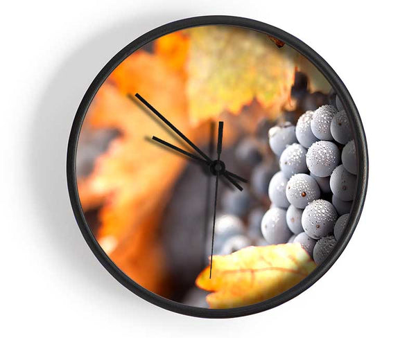 Grapes Clock - Wallart-Direct UK