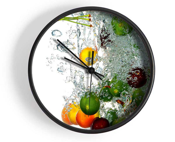 Fresh Fruits Clock - Wallart-Direct UK