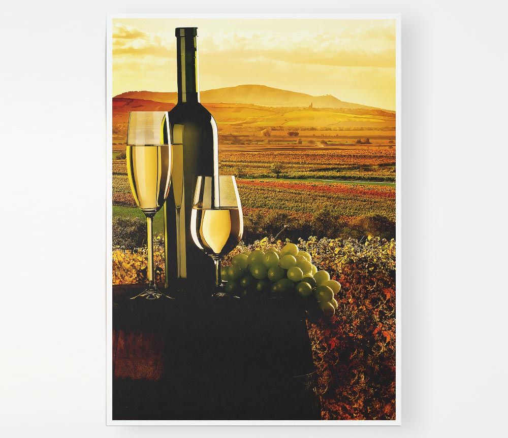 Wine Region Print Poster Wall Art