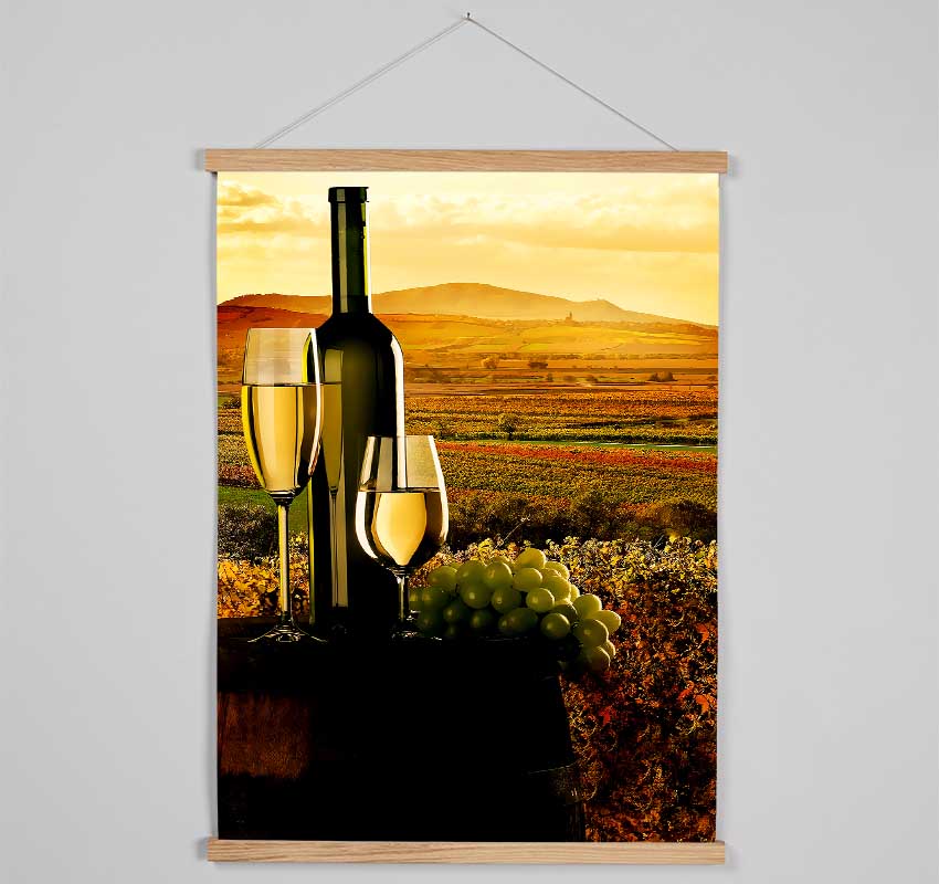 Wine Region Hanging Poster - Wallart-Direct UK