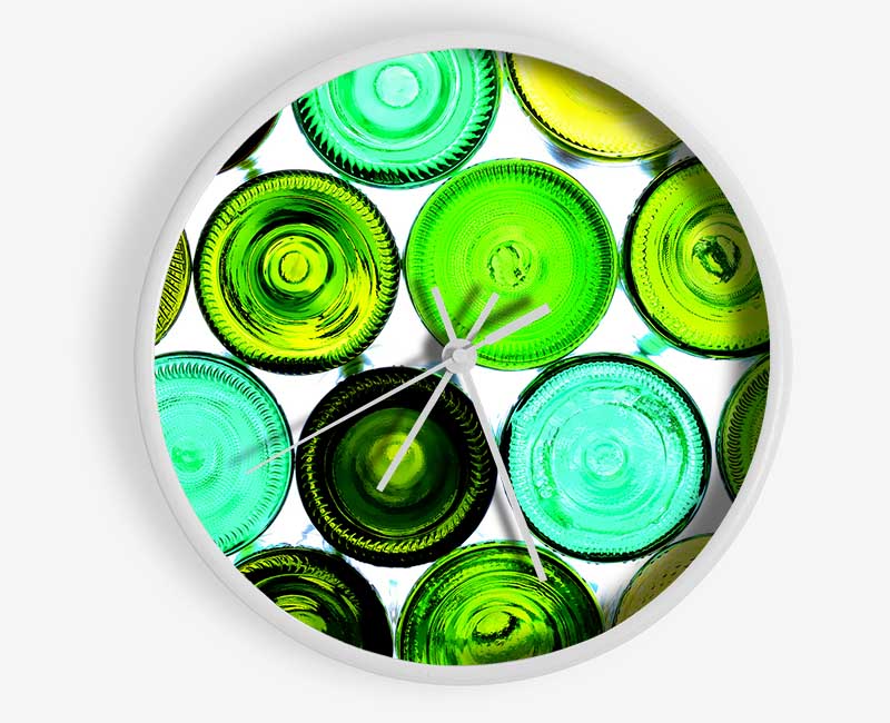 Wine Bottles Clock - Wallart-Direct UK