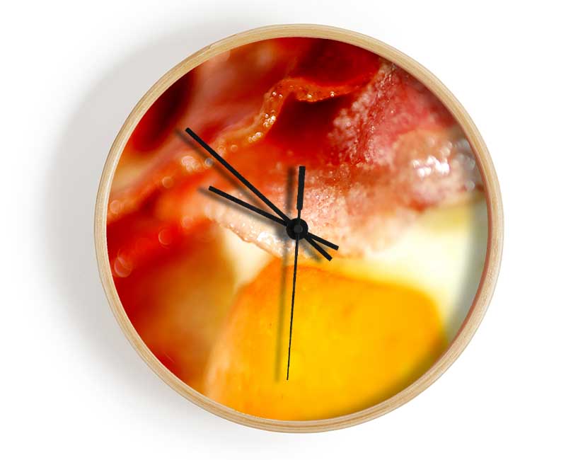 Bacon And Eggs Clock - Wallart-Direct UK