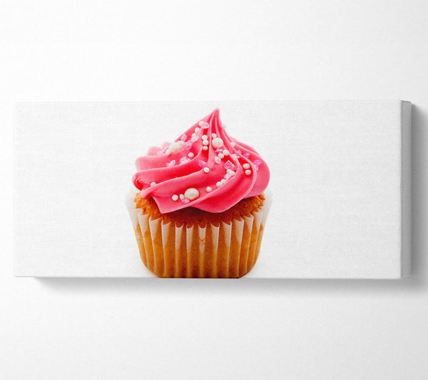 Schöner rosa Cupcake