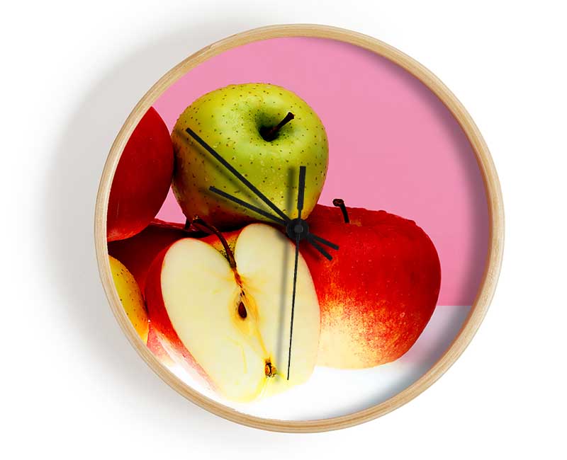 Apple Surprise Clock - Wallart-Direct UK