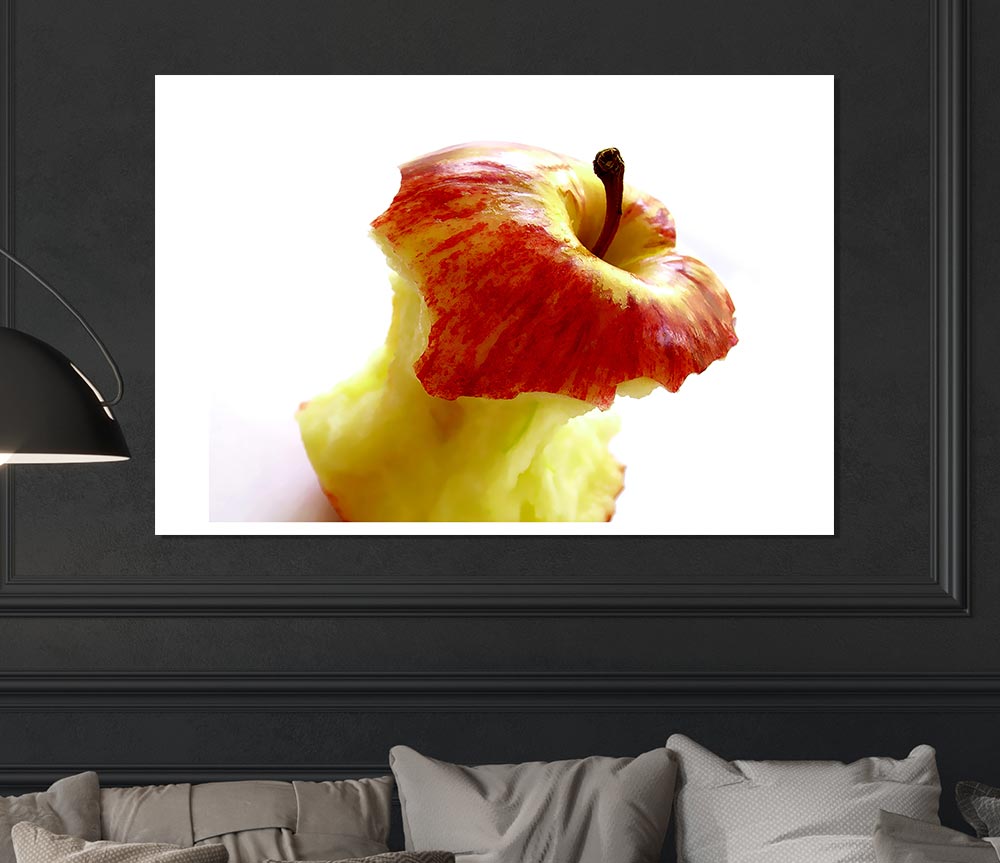 The Core Of An Apple Print Poster Wall Art