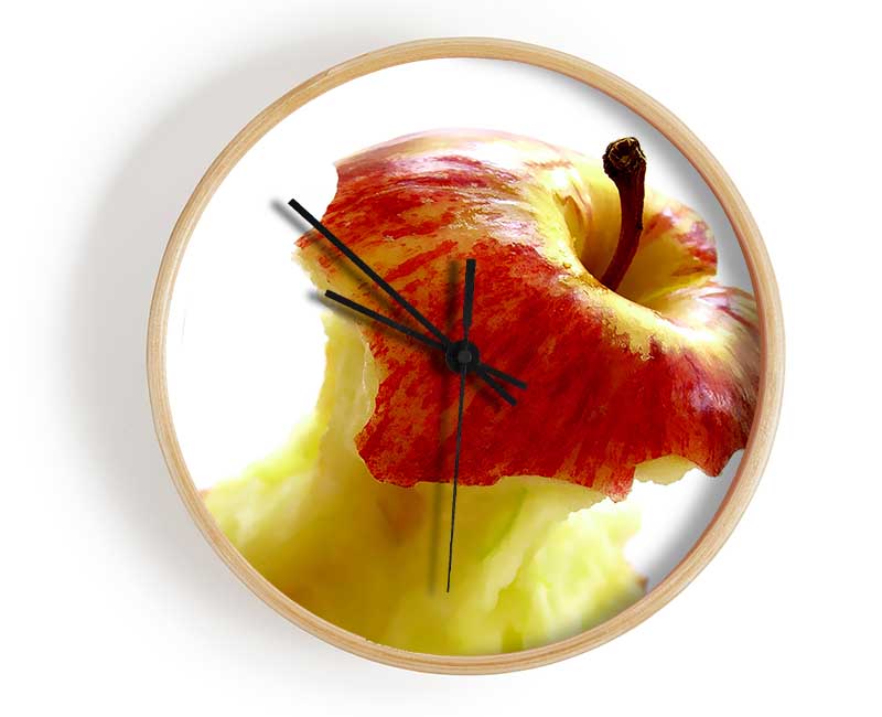 The Core Of An Apple Clock - Wallart-Direct UK