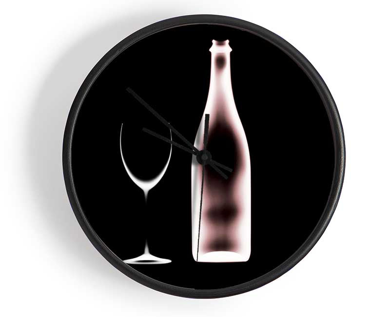 X-Ray Wine Bottle Clock - Wallart-Direct UK