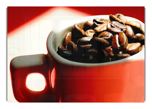 Red Coffee Bean Mug