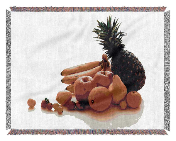 Fruit Basket Woven Blanket