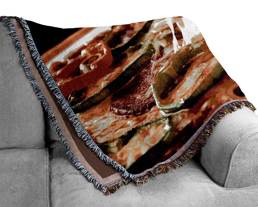 Pizza Delight Woven Blanket