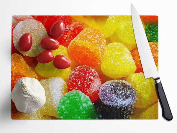 Jelly Tots Glass Chopping Board