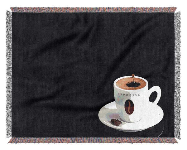 Espresso Drop Woven Blanket