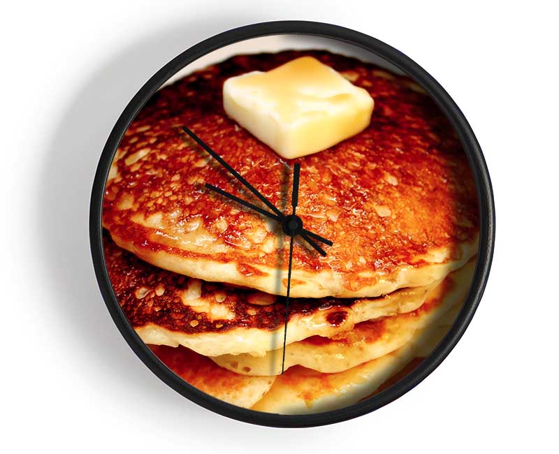 Syrup Pancakes Clock - Wallart-Direct UK