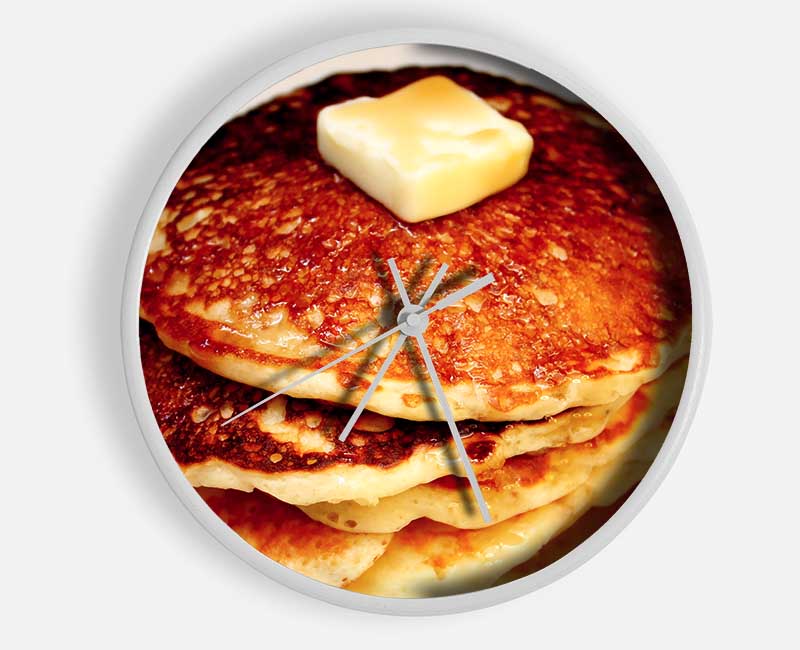 Syrup Pancakes Clock - Wallart-Direct UK